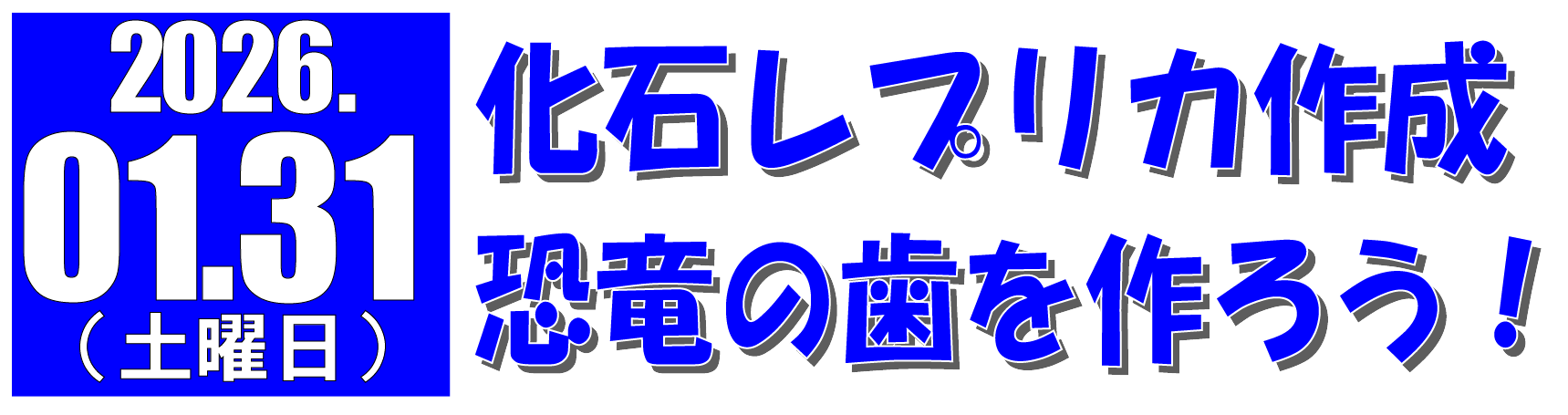 恐竜の歯レプリカセミナー